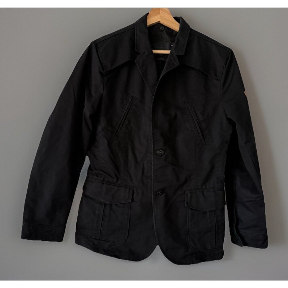 Jack And Jones Steampunk Sports Coat Blazer Black Men’s Size 175/ 96A Medium Fit